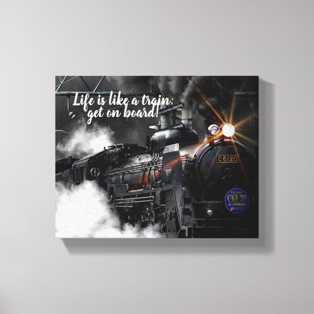 Steam Train Canvas Print (Front)