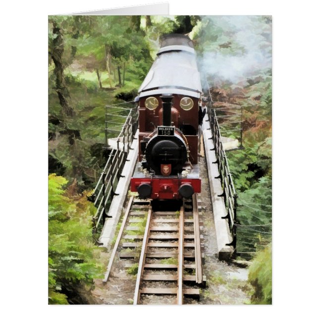 STEAM TRAIN CARD (Front)