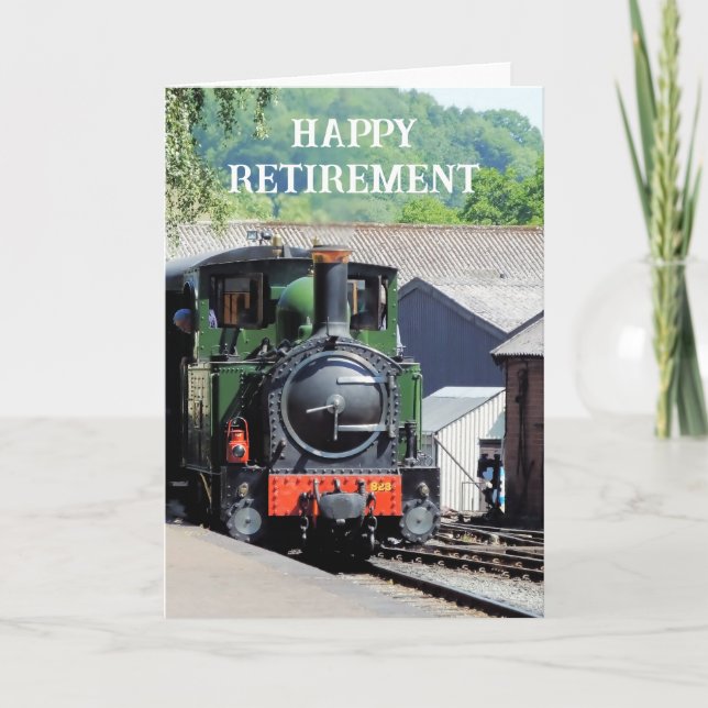 STEAM TRAIN   CARD (Front)