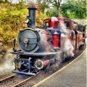 STEAM TRAIN CERAMIC KNOB