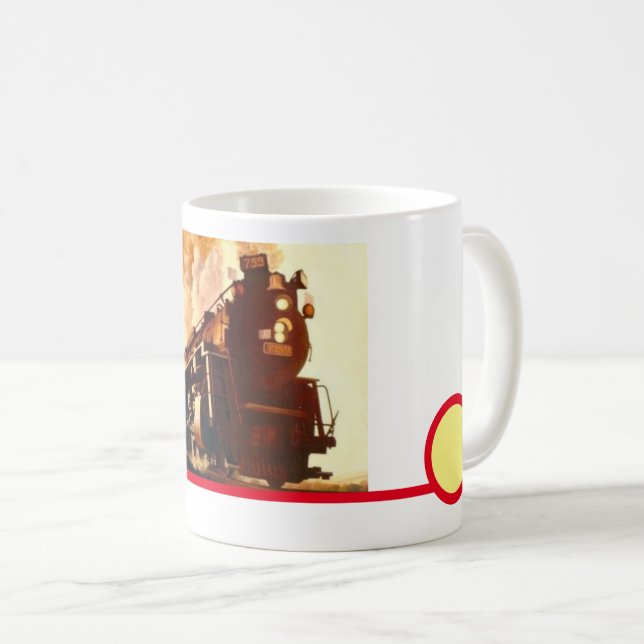 Steam Train Coffee Mug (Front Right)