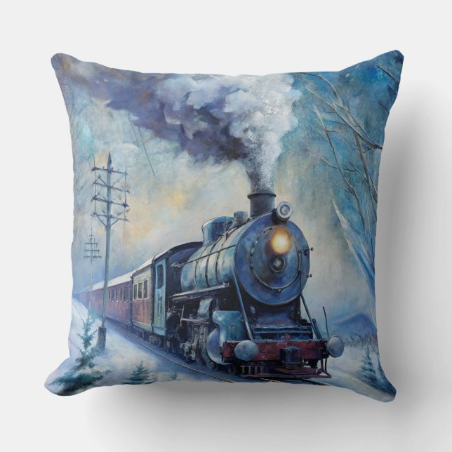 Steam Train Cushion (Front)