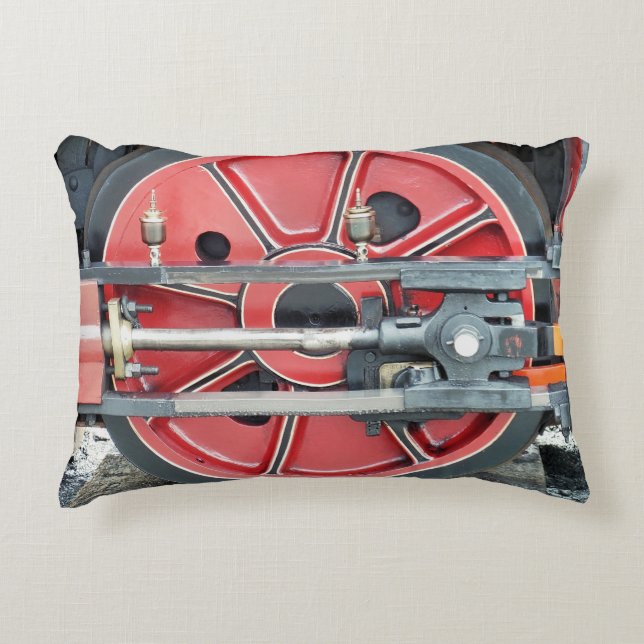 STEAM TRAIN DECORATIVE CUSHION (Front)