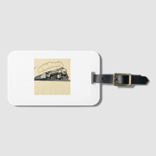 Steam Train Dreams Luggage Tag