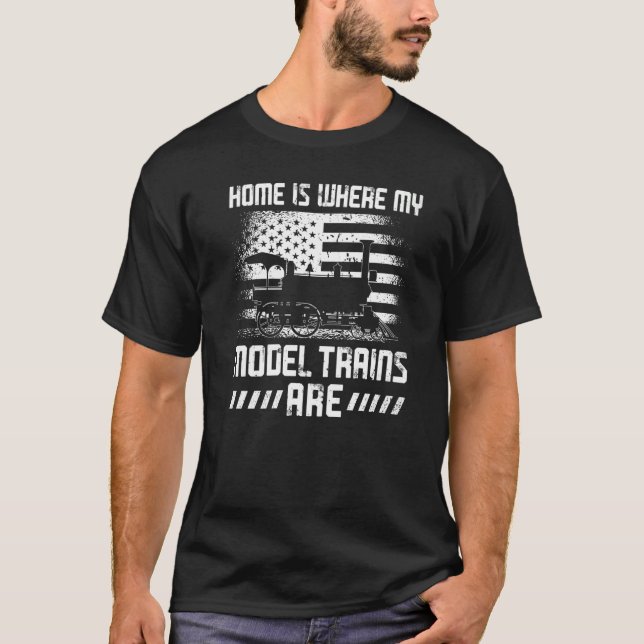 Steam Train Driver Trainspotting Locomotive Vintag T-Shirt (Front)