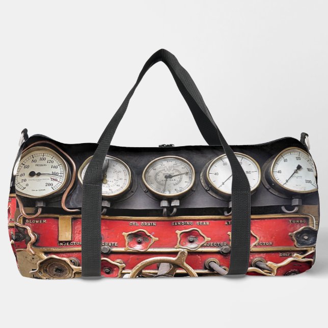 STEAM TRAIN DUFFLE BAG (Front)