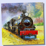Steam Train Engine Locomotive 778  Jigsaw Puzzle<br><div class="desc">A great Steam Train Painting for any Train Lover.</div>