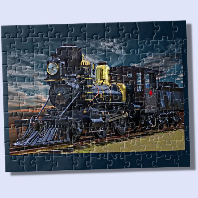 Steam Train Engine Locomotive Railroad Railway  Ji Jigsaw Puzzle (Creator Uploaded)