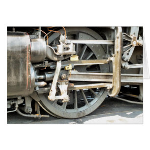 STEAM TRAIN greetings card
