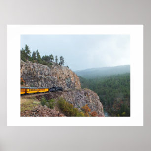 Steam train journey to Silverton Poster