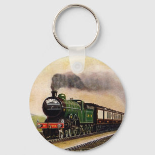 Steam Train Key Ring