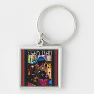 Steam Train Key Ring