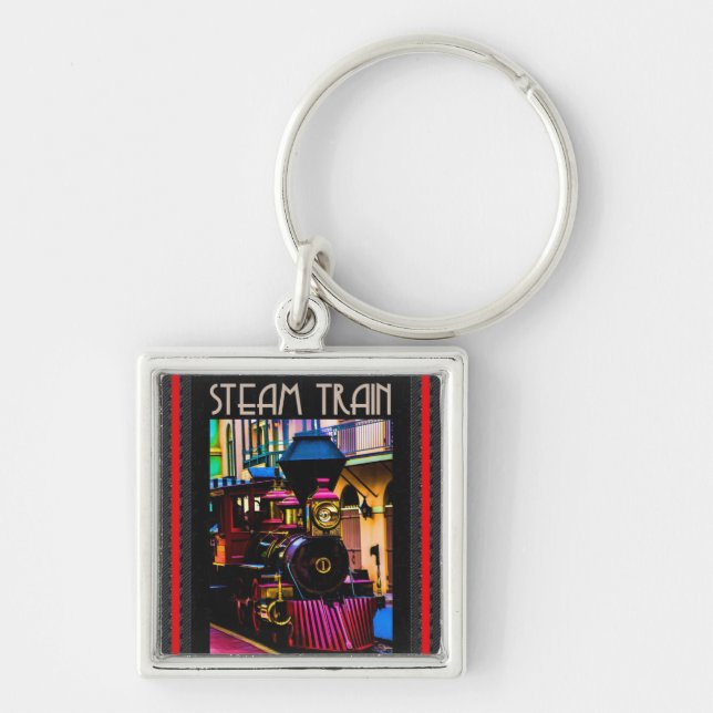 Steam Train Key Ring (Front)