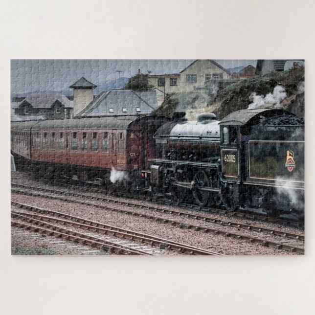 Steam Train Locomotive #18 Jigsaw Puzzle 1014 pc. (Horizontal)