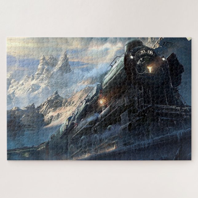 Steam Train Locomotive #28 Jigsaw Puzzle 1014 pc. (Horizontal)