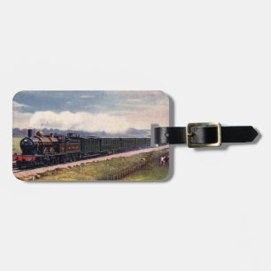 Steam Train Luggage Tag. Tag