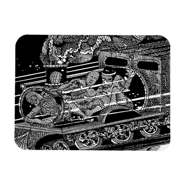 STEAM TRAIN MAGNET (Horizontal)