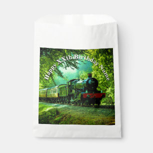 Steam Train Man's Birthday Party  Favour Bag