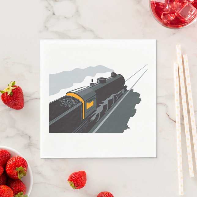 Steam Train Napkin (Creator Uploaded)
