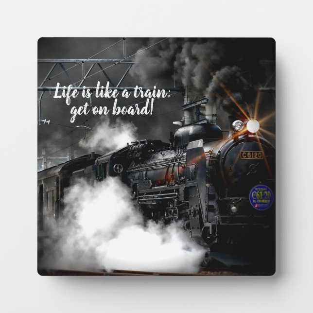 Steam Train Plaque (Front)