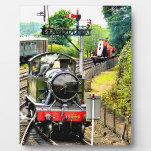 STEAM TRAIN PLAQUE