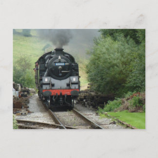 Steam Train Postcard
