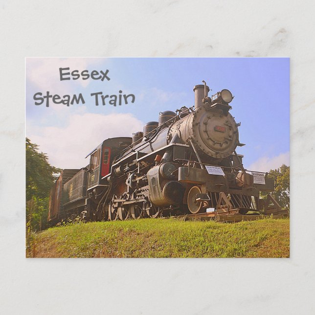Steam Train Postcard (Front)