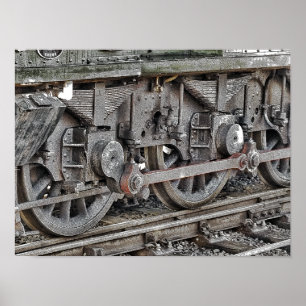 STEAM TRAIN  POSTER