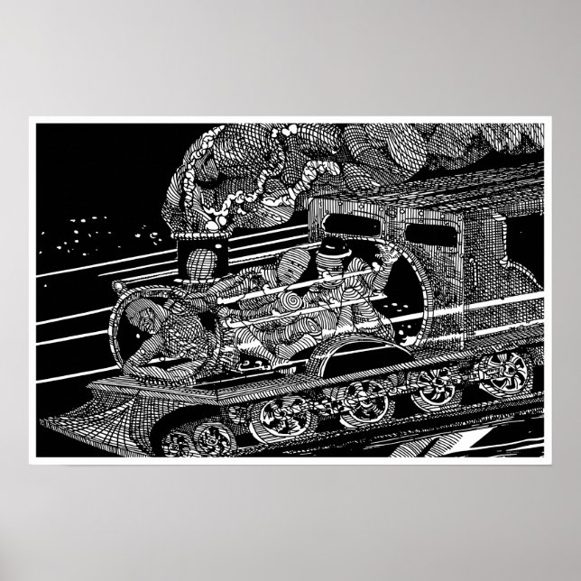 STEAM TRAIN POSTER (Front)