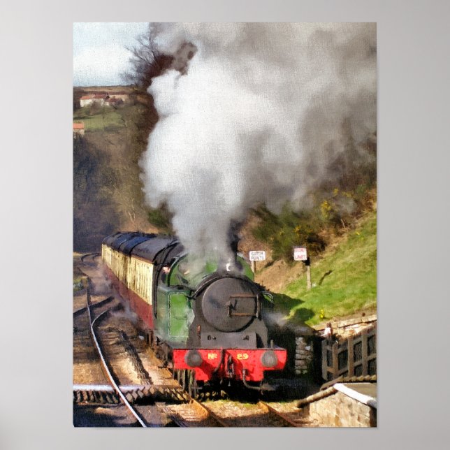 STEAM TRAIN POSTER (Front)