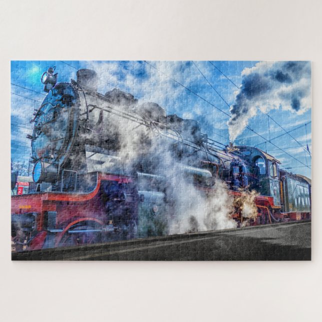 steam train puzzle (Horizontal)