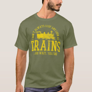 Steam Train Railroad T-Shirt