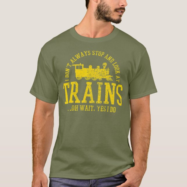 Steam Train Railroad T-Shirt (Front)