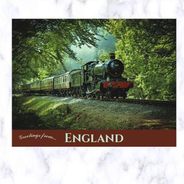 Steam Train Severn Valley Railway England Postcard (Creator Uploaded)