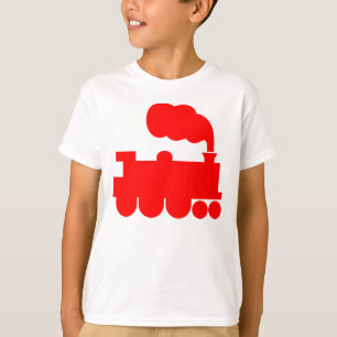 Steam Train Symbol - Red T-Shirt