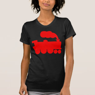 Steam Train Symbol - Red T-Shirt