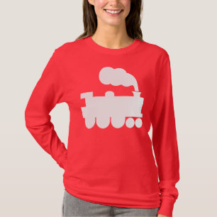 Steam Train Symbol - White T-Shirt