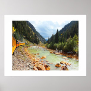 Steam train to Durango Poster