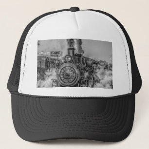 Steam Train Trucker Hat