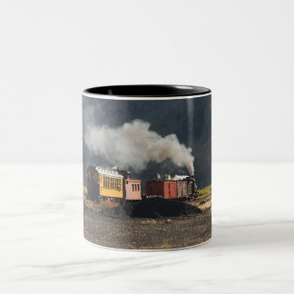 Steam Train Two-Tone Coffee Mug