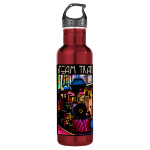 Steam Train Water Bottle