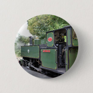 STEAM TRAINS 6 CM ROUND BADGE