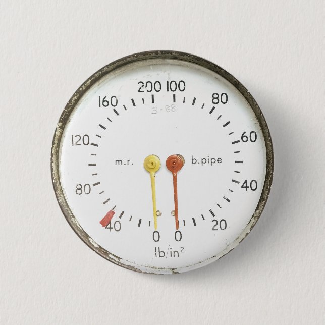 STEAM TRAINS 6 CM ROUND BADGE (Front)