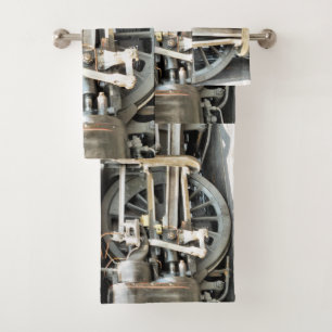 STEAM TRAINS BATH TOWEL SET