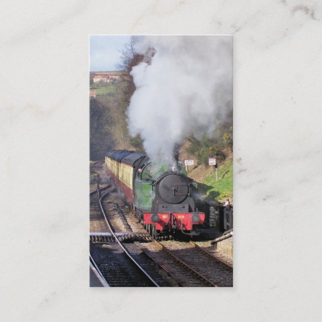 STEAM TRAINS BUSINESS CARD (Front)