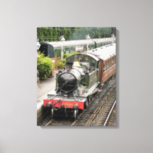 STEAM TRAINS CANVAS PRINT