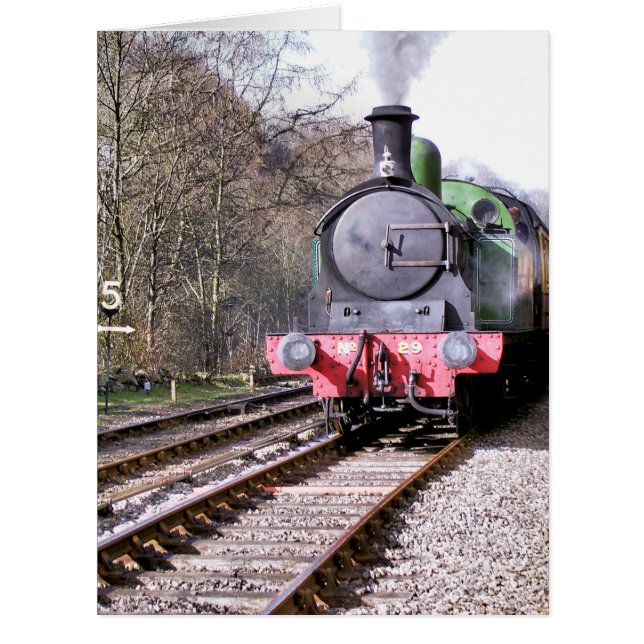 STEAM TRAINS CARD (Front)