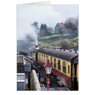 STEAM TRAINS Card