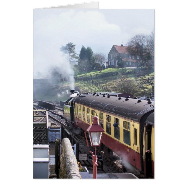 STEAM TRAINS Card (Front)