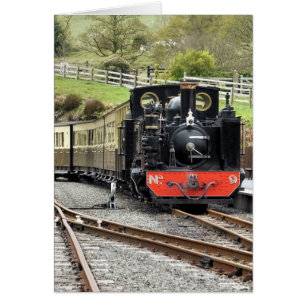 STEAM TRAINS CARD